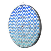 グラデーション青い波 ダーツボード (正面右)