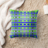 グラデーション青 クッション (ブランケット)