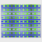 グラデーション青 ラッピングペーパー (フラット)