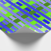 グラデーション青 ラッピングペーパー (角)