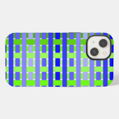 グラデーション青 iPhoneケース (裏面横)