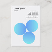 グラデーション3円01名刺 名刺 (裏面)