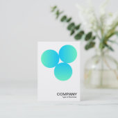 グラデーション3円v2 05 名刺 (スタンド正面)