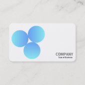 グラデーション3円v3 01名刺 名刺 (正面)