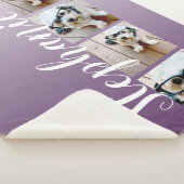 グラデーション4枚の写真手書きフォント- – 色を編集できる シェルパブランケット (3/4)