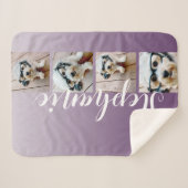 グラデーション4枚の写真手書きフォント- – 色を編集できる シェルパブランケット (正面(横))