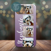 グラデーション4枚の写真手書きフォント- – 色を編集できる Case-Mate iPhoneケース