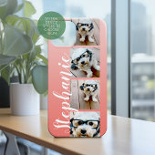 グラデーション4枚の写真手書きフォント- – 色を編集できる Case-Mate iPhoneケース