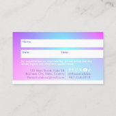 グラデーション アポイントメント カード (裏面)