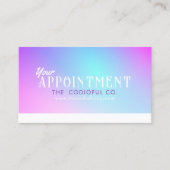 グラデーション アポイントメント カード (正面)
