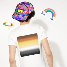 グラデーション ゲイ ベア プライド フラグ - カラフル ベア フラグ Tシャツ