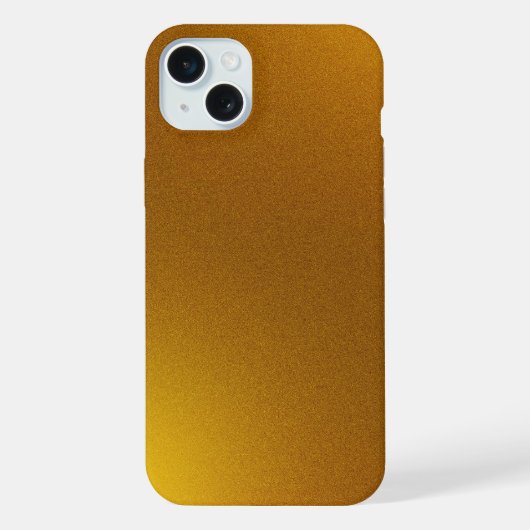 グラデーション ゴールドカラー iPhoneケース (裏面)
