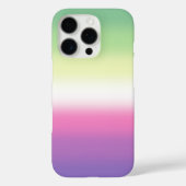 グラデーション・ジェンダーフェ・プライドフラグ Case-Mate iPhoneケース (裏面)