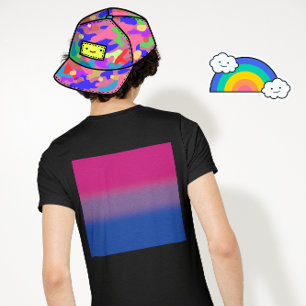 グラデーション バイセクシャル プライド フラッグ – カラフル Bi フラッグ Tシャツ