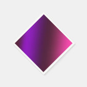 グラデーション、ピンク – 紫 スタンダードカクテルナプキン (角)