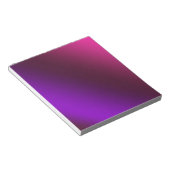 グラデーション、ピンク – 紫 ノートパッド (アングル)