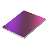 グラデーション、ピンク – 紫 ノートパッド (回転)
