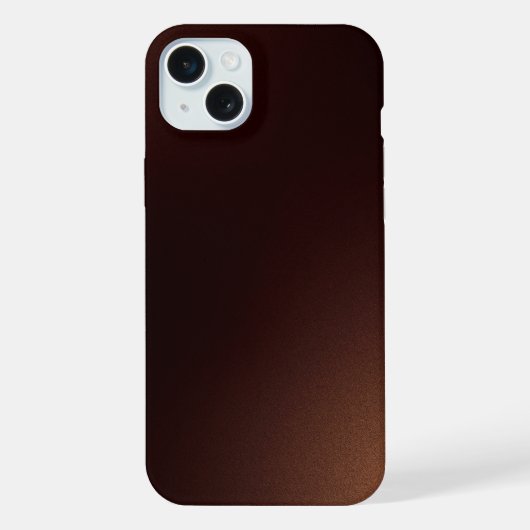 グラデーション ブラウンカラー iPhoneケース (裏面)