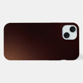 グラデーション ブラウンカラー iPhoneケース (裏面横)