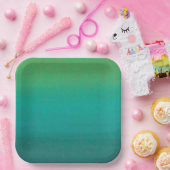 グラデーション ペーパープレート (パーティー)