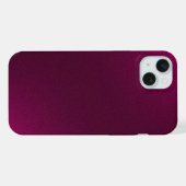 グラデーション マロン色  iPhoneケース (裏面横)