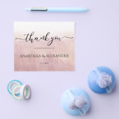 グラデーション/予算/サンキューカード。 チラシ (シングル)