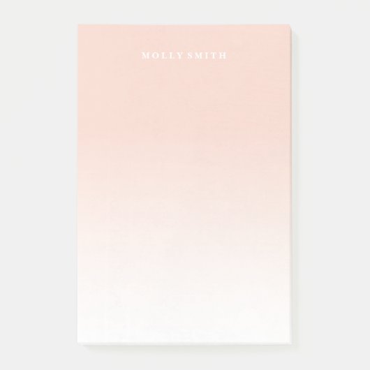 グラデーション(大) – アプリコット ポストイット (正面)