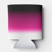 グラデーション 白 ピンク ワインレッド 缶クーラー (裏面)