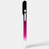 グラデーション 白 ピンク ワインレッド Case-Mate iPhoneケース (裏面 / 左)