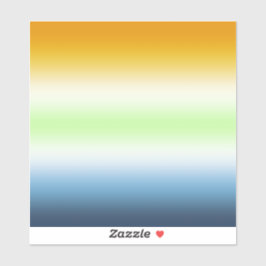 グラデーションAroAceエージェントプライド シール