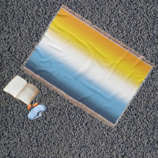 グラデーションAroAceプライドフラグ – カラフル AroAceフラグ スローブランケット