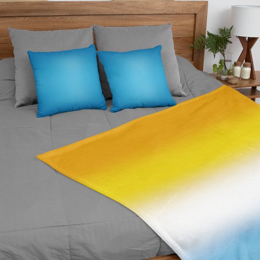 グラデーションAroAceプライドフラグ – カラフル AroAceフラグ フリースブランケット