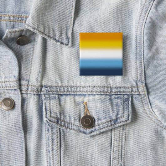 グラデーションAroAceプライドフラグ – カラフル AroAceフラグ 缶バッジ (インサイチュ)