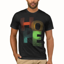 グラデーションHOPE Tシャツ – はっきりした & Bright