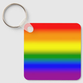 グラデーションLGBTQ+レインボープライドフラグ - レインボーフラグ キーホルダー