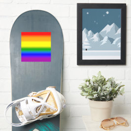グラデーションLGBTQ+レインボープライドフラッグ - レインボーフラッグ シール
