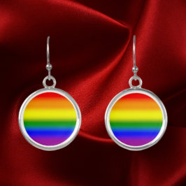 グラデーションLGBTQ+レインボープライド国旗 – Rainbow Flag イヤリング
