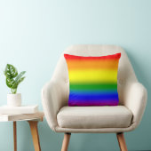 グラデーションLGBTQ+レインボープライド国旗 – Rainbow Flag クッション (椅子)
