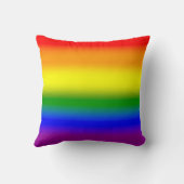 グラデーションLGBTQ+レインボープライド国旗 – Rainbow Flag クッション (裏面)