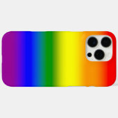 グラデーションLGBTQ+レインボープライド国旗 – Rainbow Flag Case-Mate iPhoneケース (裏面 (横))