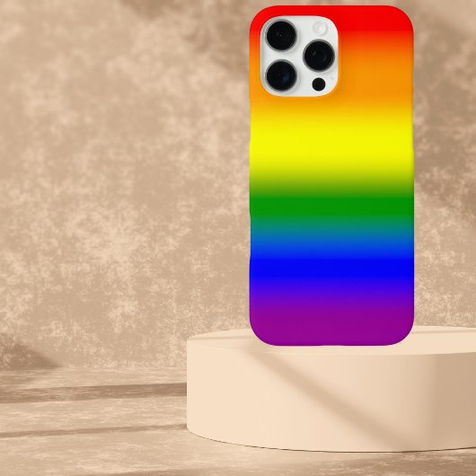 グラデーションLGBTQ+レインボープライド国旗 – Rainbow Flag Case-Mate iPhoneケース