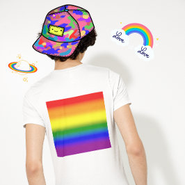 グラデーションLGBTQ+レインボープライド国旗 – Rainbow Flag Tシャツ