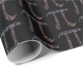 グラデーションPi記号の数字 | Happy Pi day ラッピングペーパー (ロールコーナー)