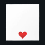 グラデーションRED LOVEハート テキストとアイディア ノートパッド<br><div class="desc">EDDA Frehlichかわいらし / EDDArtによるハートの作成 | Happy 感じ for gives in Love |他の製品とデザイン感じは私に無料で連絡す: contact@eddart.deまたはここを見てください： www.zazzle.com/prettypatternarts*ここに： www.zazzle.com/eddartshop*ここに： www.zazzle.de/eddartiful*</div>