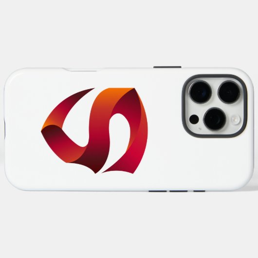 グラデーションSスマホケース Case-Mate iPhoneケース (裏面 (横))