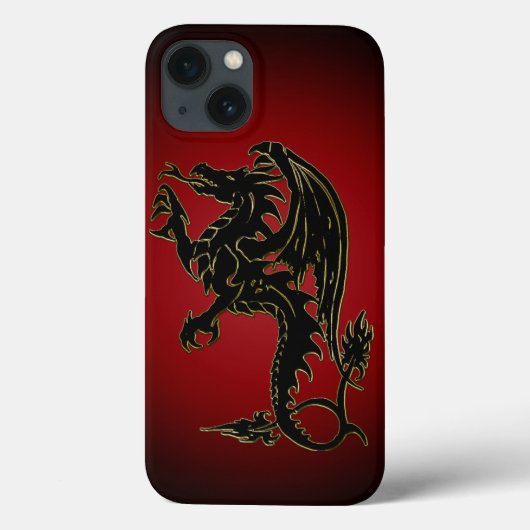 グラデ伝統的ィエントドラゴンiPhone Xケース Case-Mate iPhoneケース (裏面)