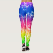 グラデ鮮やかーション絞り染めレギンス レギンス (裏面)