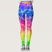 グラデ鮮やかーション絞り染めレギンス レギンス (正面)