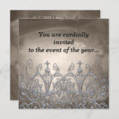 グラドモールルパートエレガントパーティの招待状 招待状 (正面/裏面)