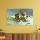 グラドロン川の飛行c.1884 キャンバスプリント (インサイチュ (リビング))